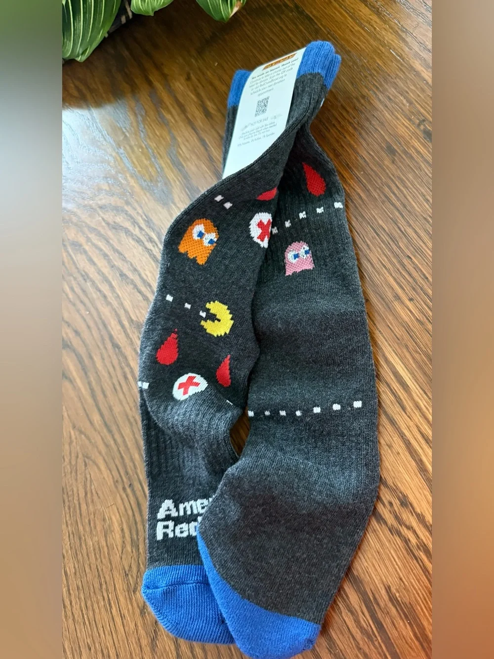 Pac-Man x American Red Cross Promo Socks – Limited Edition, OSFM